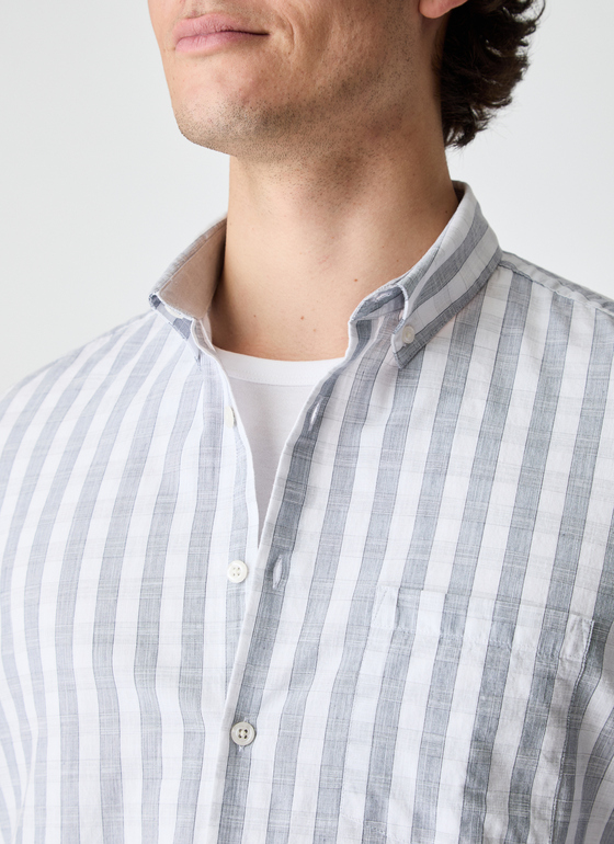 Hemd 1/1 Arm Deep Sea Frontansicht