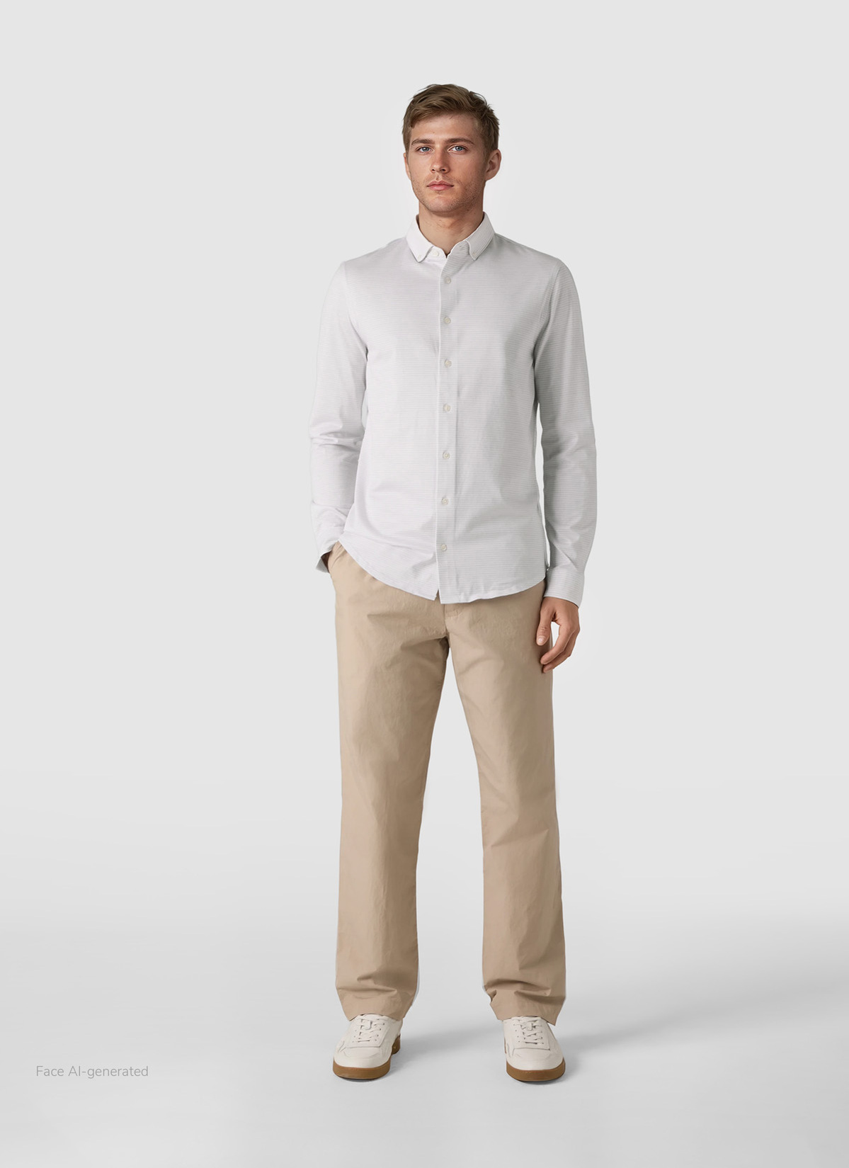 Hemd 1/1 Arm, Clear Silver Detailansicht 2