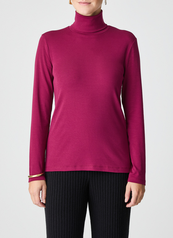 Bluse 1/1 Arm Bordeaux Frontansicht