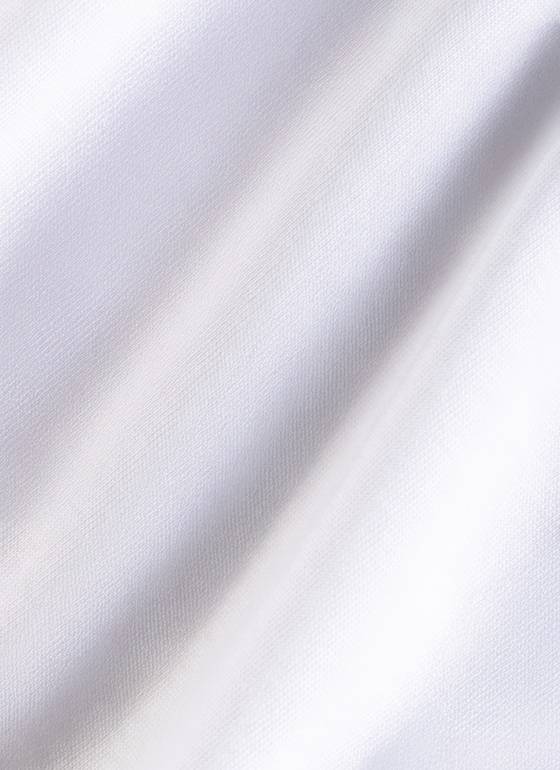 Rundhals T-Shirt Pure White Frontansicht