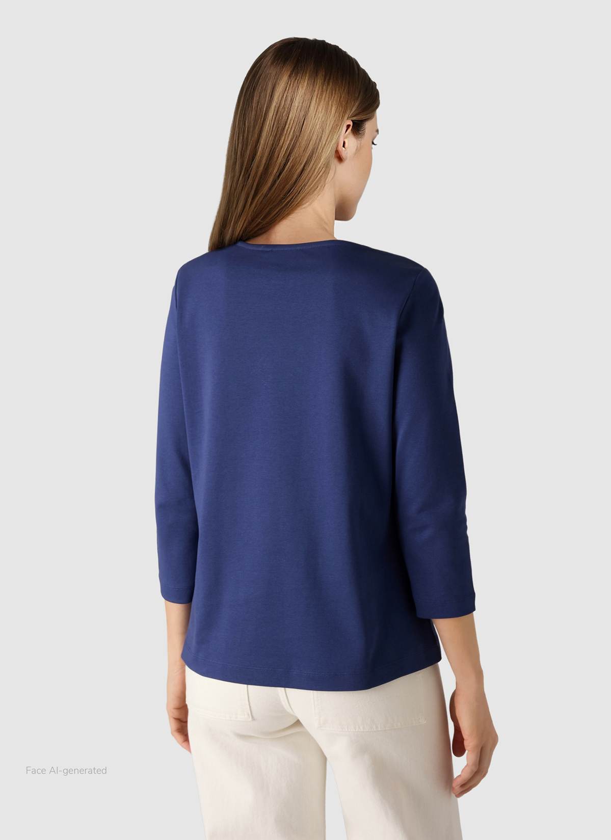 T-Shirt Rundhals 1/2 Arm, Midnight Sail Rückansicht