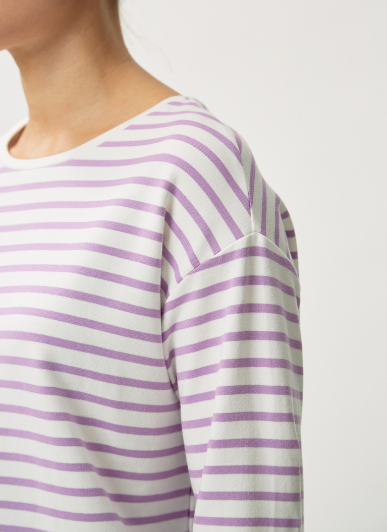 Sweatshirt, Purple Cream Detailansicht 2