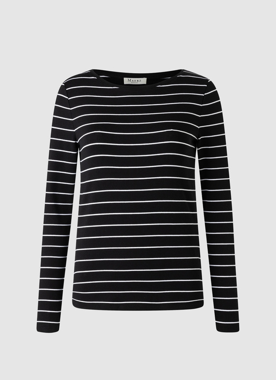 Longsleeve 1/1 Arm Black Frontansicht