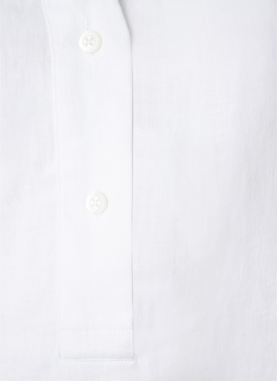 Bluse 1/2 Arm Pure White Frontansicht