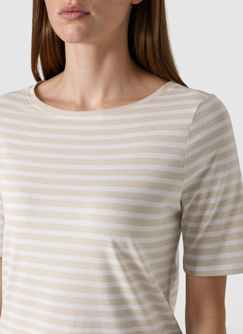 T-Shirt Rundhals 1/2 Arm width=