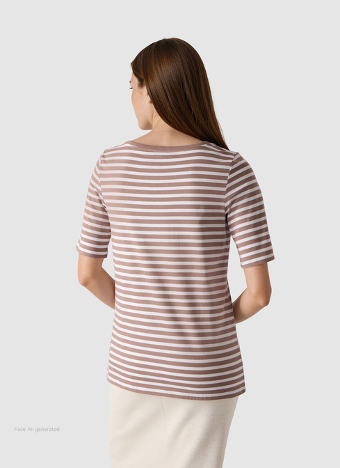 T-Shirt Rundhals 1/2 Arm width=