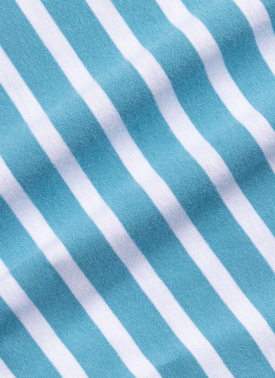 T-Shirt Rundhals 1/2 Arm Delphinium Blue Frontansicht