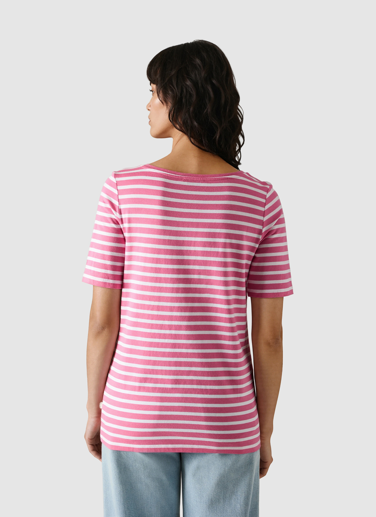 T-Shirt Rundhals 1/2 Arm, Chateau Rose Rückansicht