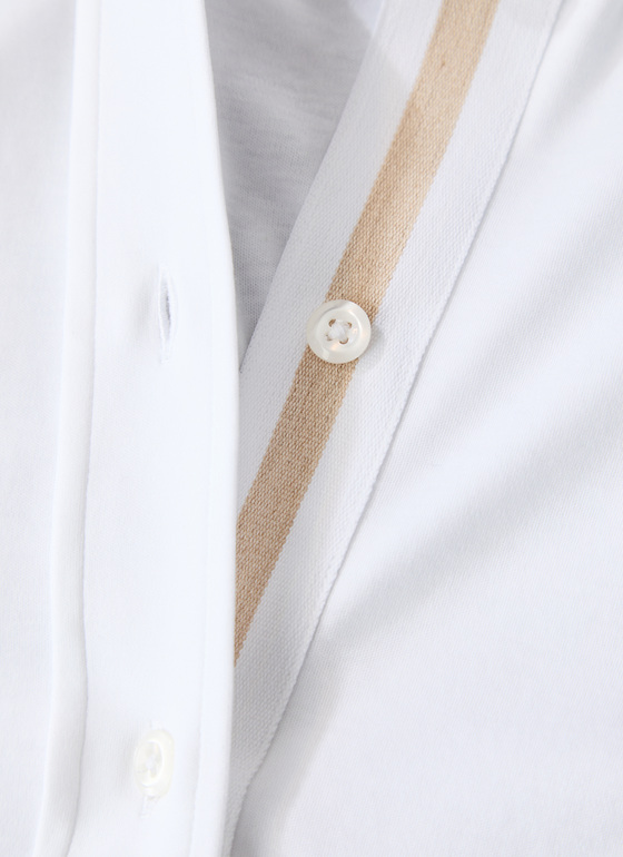 Bluse 3/4 Arm New White Frontansicht