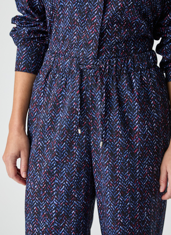 T-Shirt Rundhals 1/2 Arm Navy Frontansicht