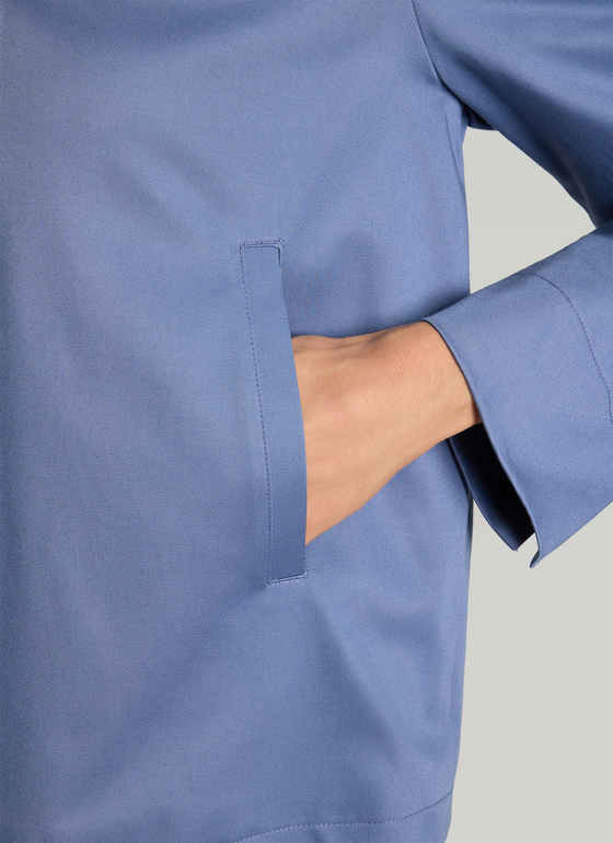 Bluse 1/1 Arm Blue Horizon Frontansicht
