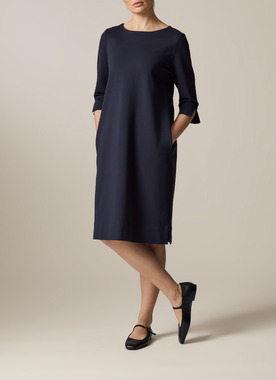 Kleid Navy Frontansicht