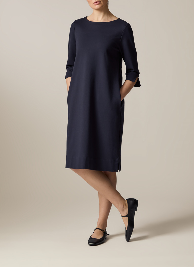 Kleid, Navy Frontansicht