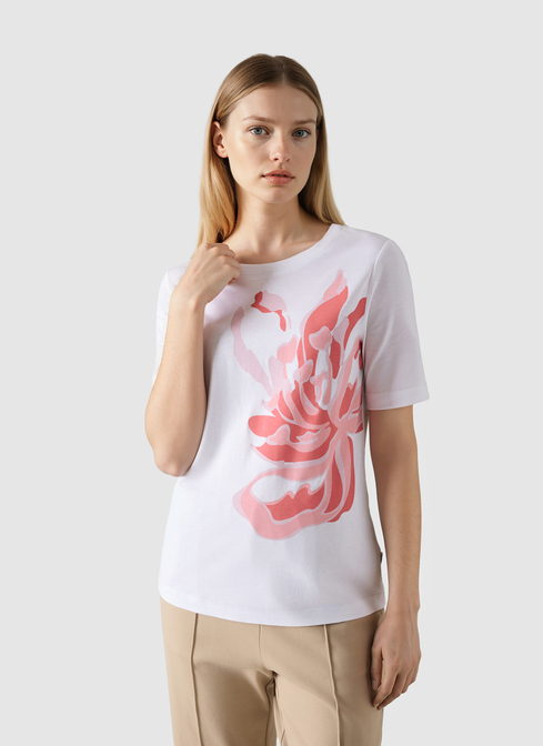 T-Shirt Rundhals 1/2 Arm width=