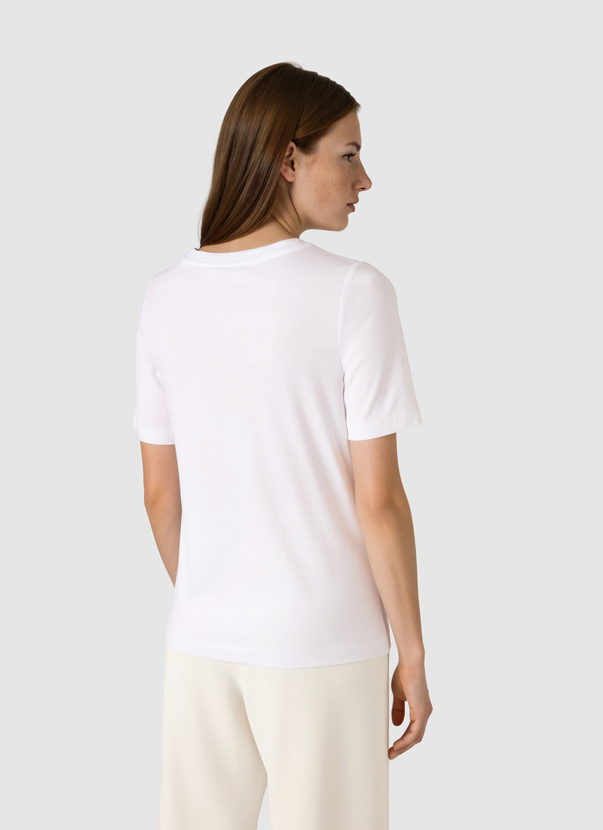 T-Shirt Rundhals 1/2 Arm, Chateau Rose Rückansicht