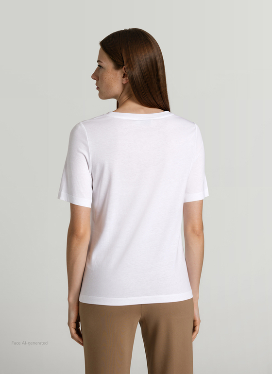 T-Shirt Rundhals 1/2 Arm Desert Rose Frontansicht