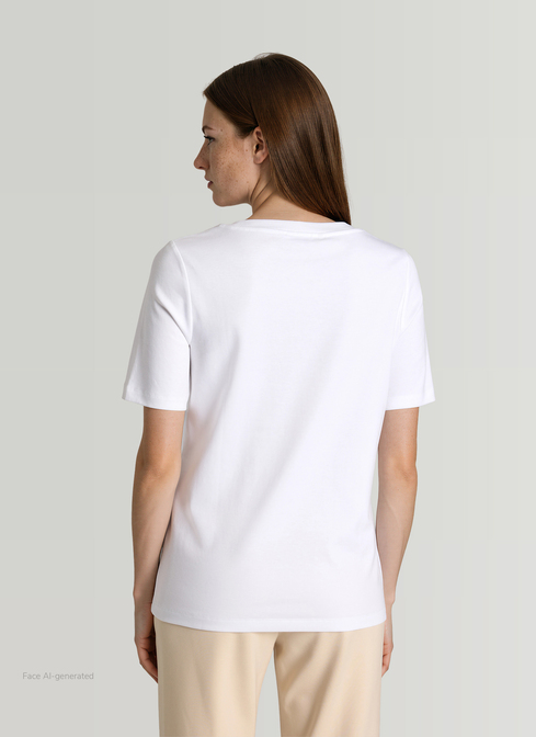T-Shirt Rundhals 1/2 Arm width=