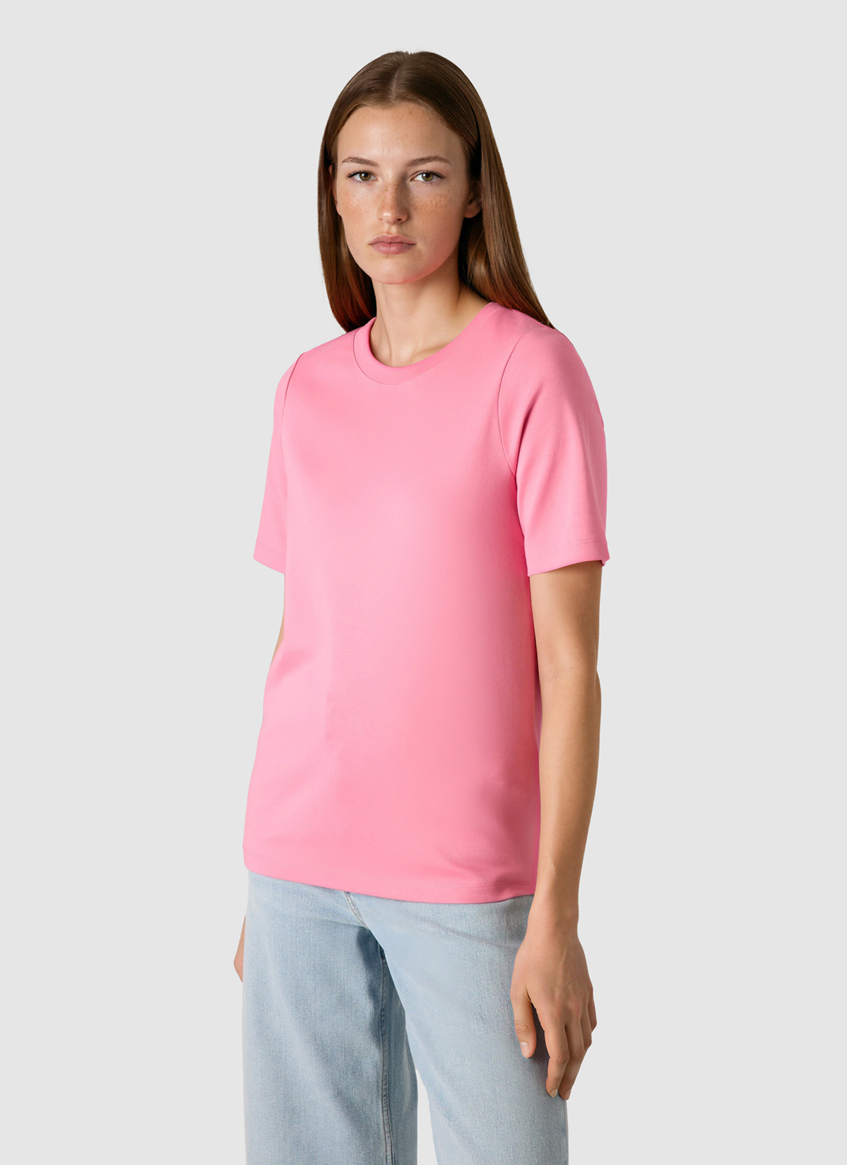 T-Shirt Rundhals 1/2 Arm, Chateau Rose Detailansicht 1