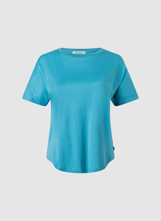 Shirt Polohemd Delphinium Blue Frontansicht