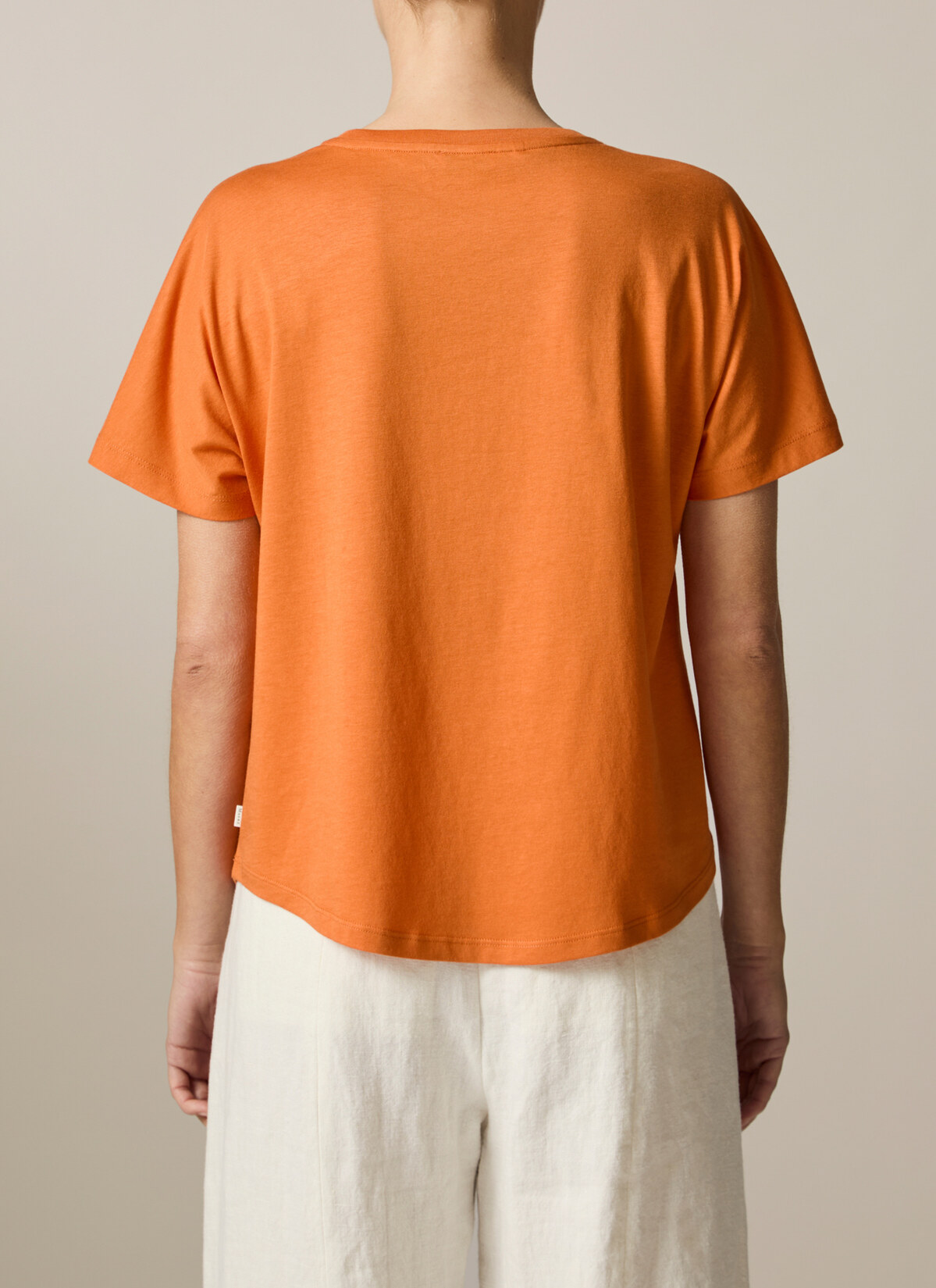Shirt Polohemd, Mandarin Rückansicht