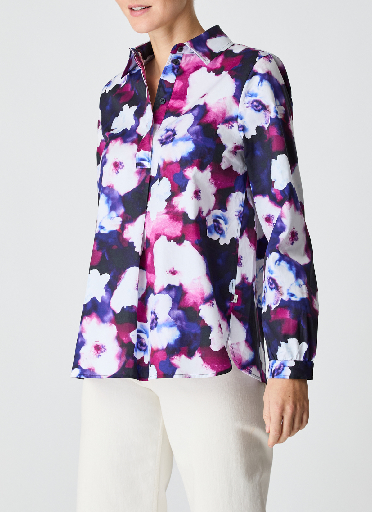 Shirt Polohemd, Smoky Pink Detailansicht 1