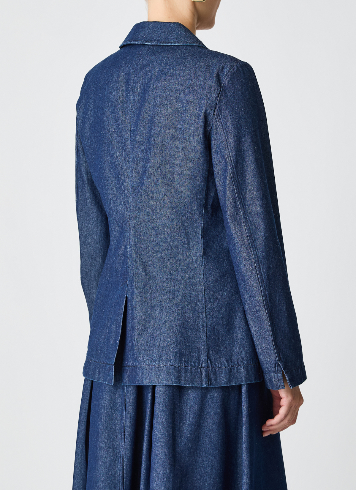 Jacke Web, Navy Rückansicht