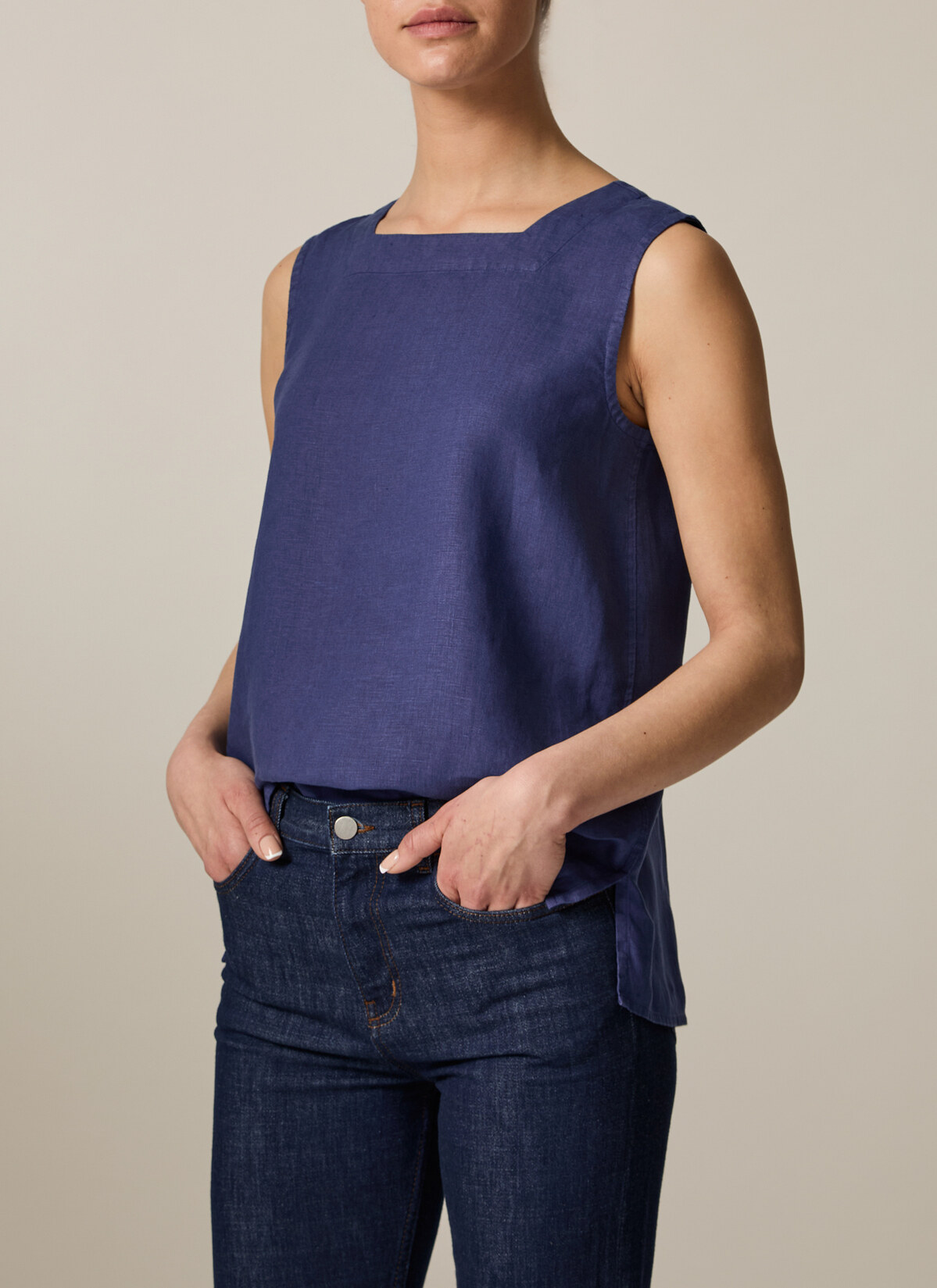 Top, Mystic Blue Frontansicht