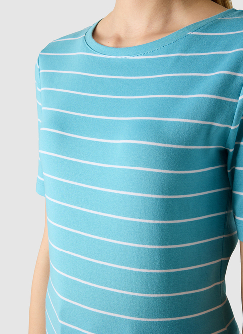 T-Shirt Rundhals 1/2 Arm width=