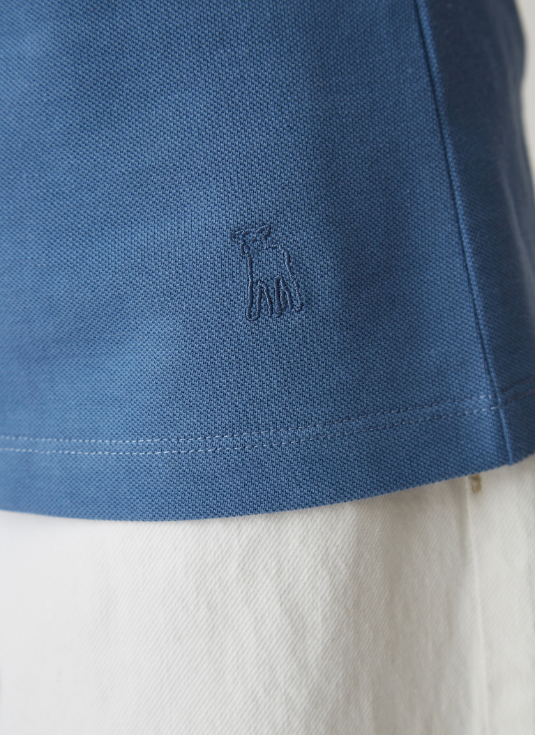 Shirt Polohemd, Knopf 1/2 Arm, Blue Grape Detailansicht 2