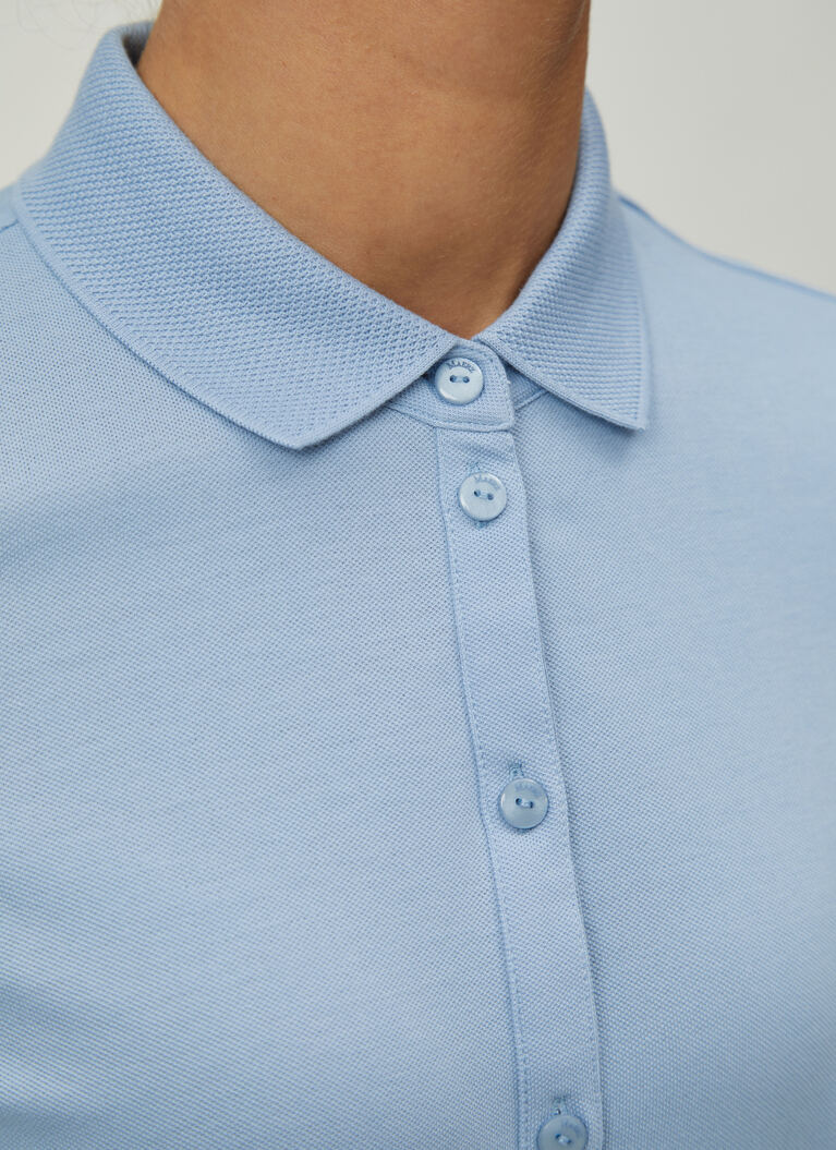 Shirt Polohemd, Blue Fountain Detailansicht 1