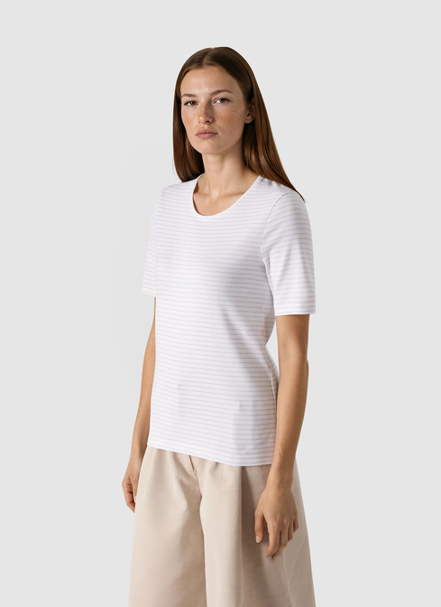 T-Shirt Rundhals 1/2 Arm width=