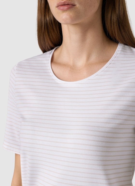 T-Shirt Rundhals 1/2 Arm Beach Frontansicht