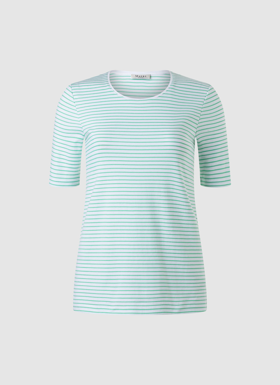 T-Shirt Rundhals 1/2 Arm Neptune Green Frontansicht