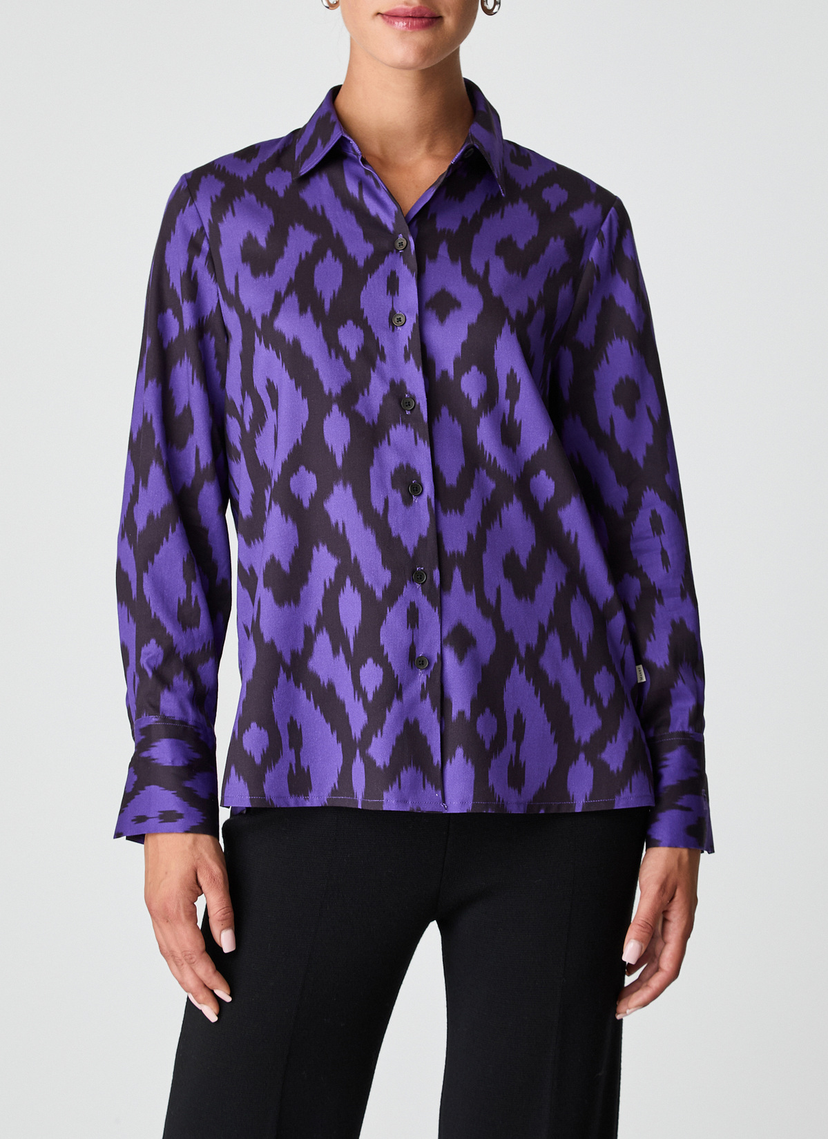 Bluse 1/1 Arm, Dark Espresso Frontansicht