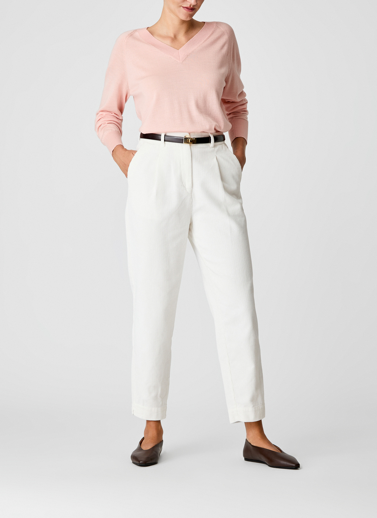 Hose, New White Frontansicht
