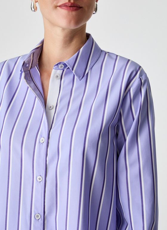 Bluse 1/1 Arm Frosted Lavender Frontansicht