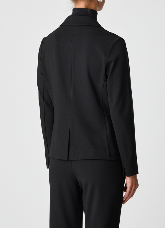 Sweat Blazer Black Frontansicht