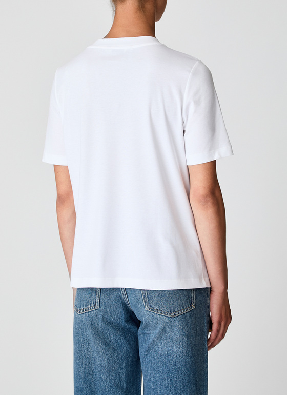 T-Shirt 1/2 Arm Pastel Peach Frontansicht