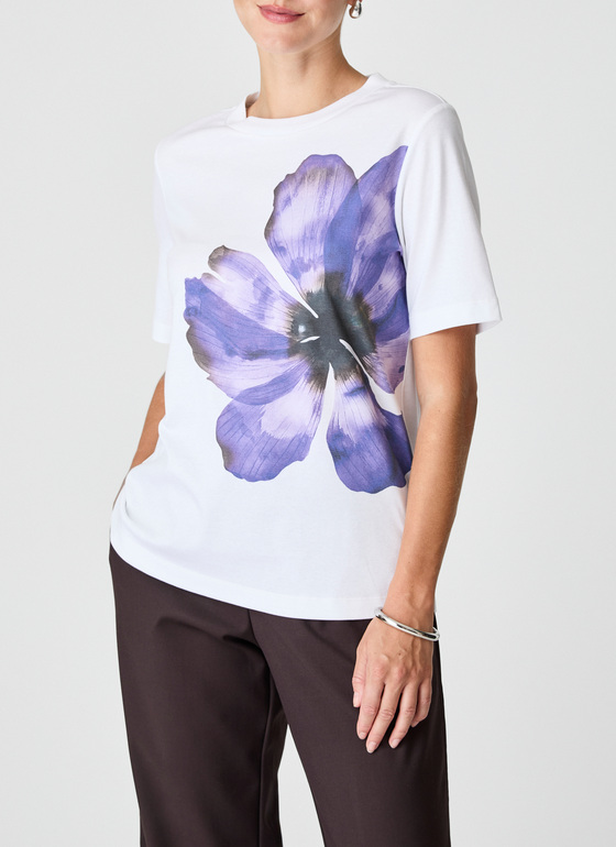 T-Shirt 1/2 Arm Mythical Violet Frontansicht