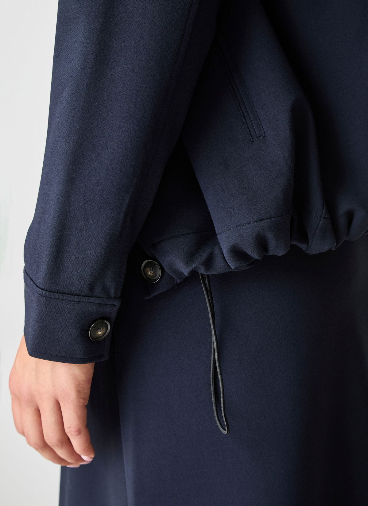 Jacke Wirk, Navy Detailansicht 1