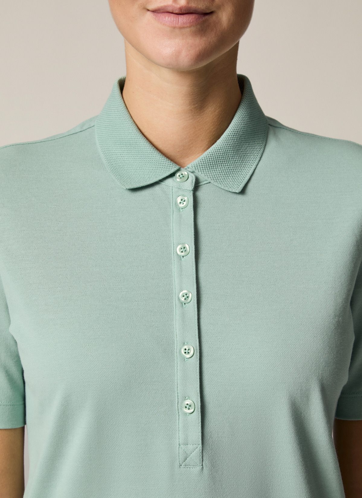Bluse 1/1 Arm, Light Aqua Detailansicht 1