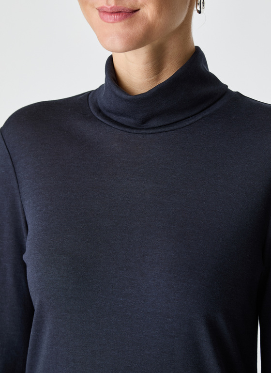 Longsleeve 1/1 Arm Navy Frontansicht