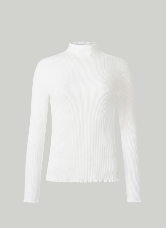 Longsleeve 1/1 Arm New White Frontansicht