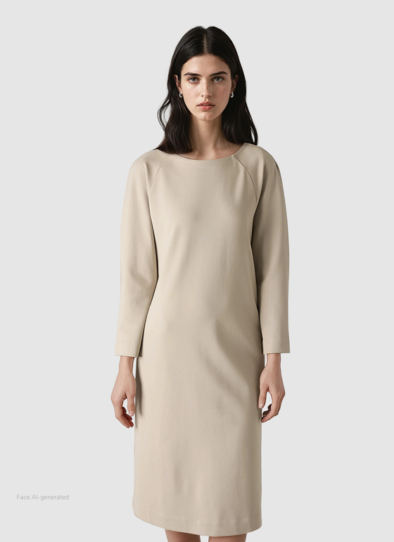 Kleid Frappuccino Frontansicht