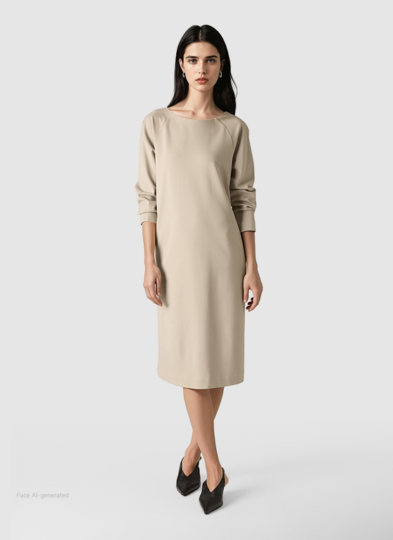 Kleid Frappuccino Frontansicht