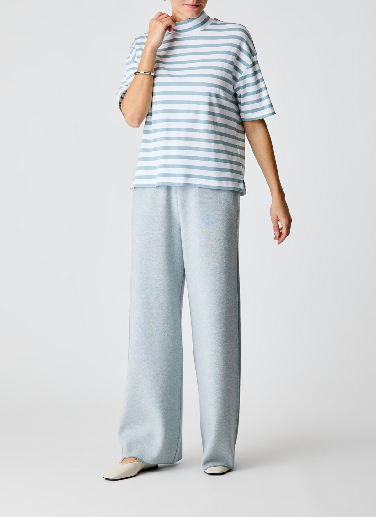 T-Shirt 1/2 Arm, Lake Blue Detailansicht 1