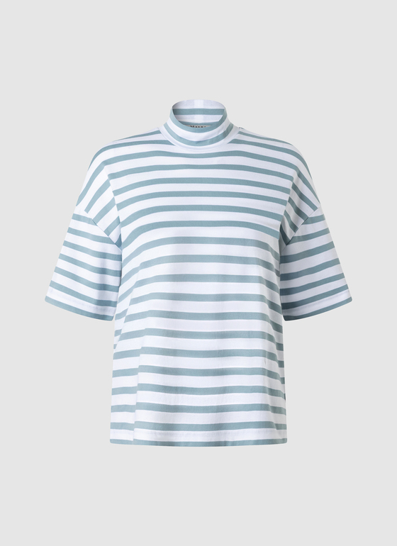 T-Shirt 1/2 Arm Lake Blue Frontansicht