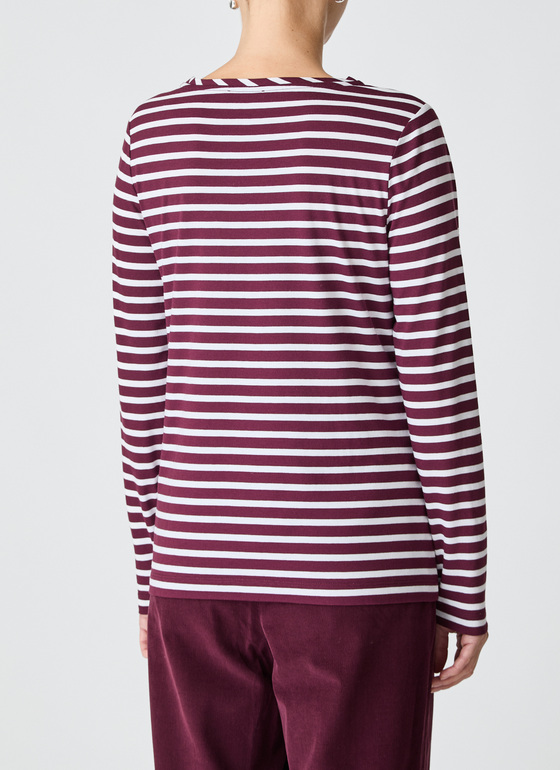 Longsleeve 1/1 Arm Oxid Red Frontansicht