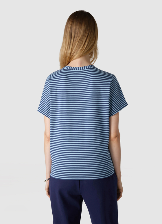 T-Shirt 1/2 Arm Midnight Sail Frontansicht