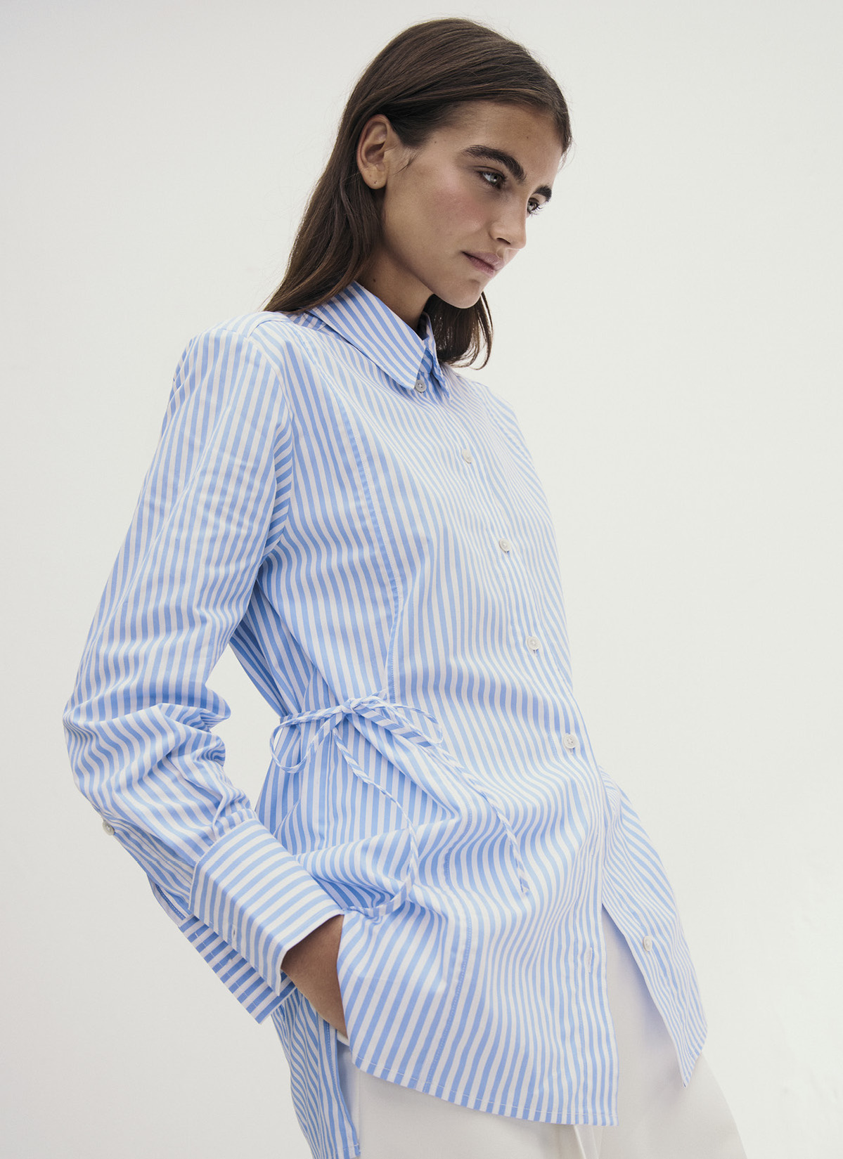 Bluse 1/1 Arm, Endless Sky Frontansicht